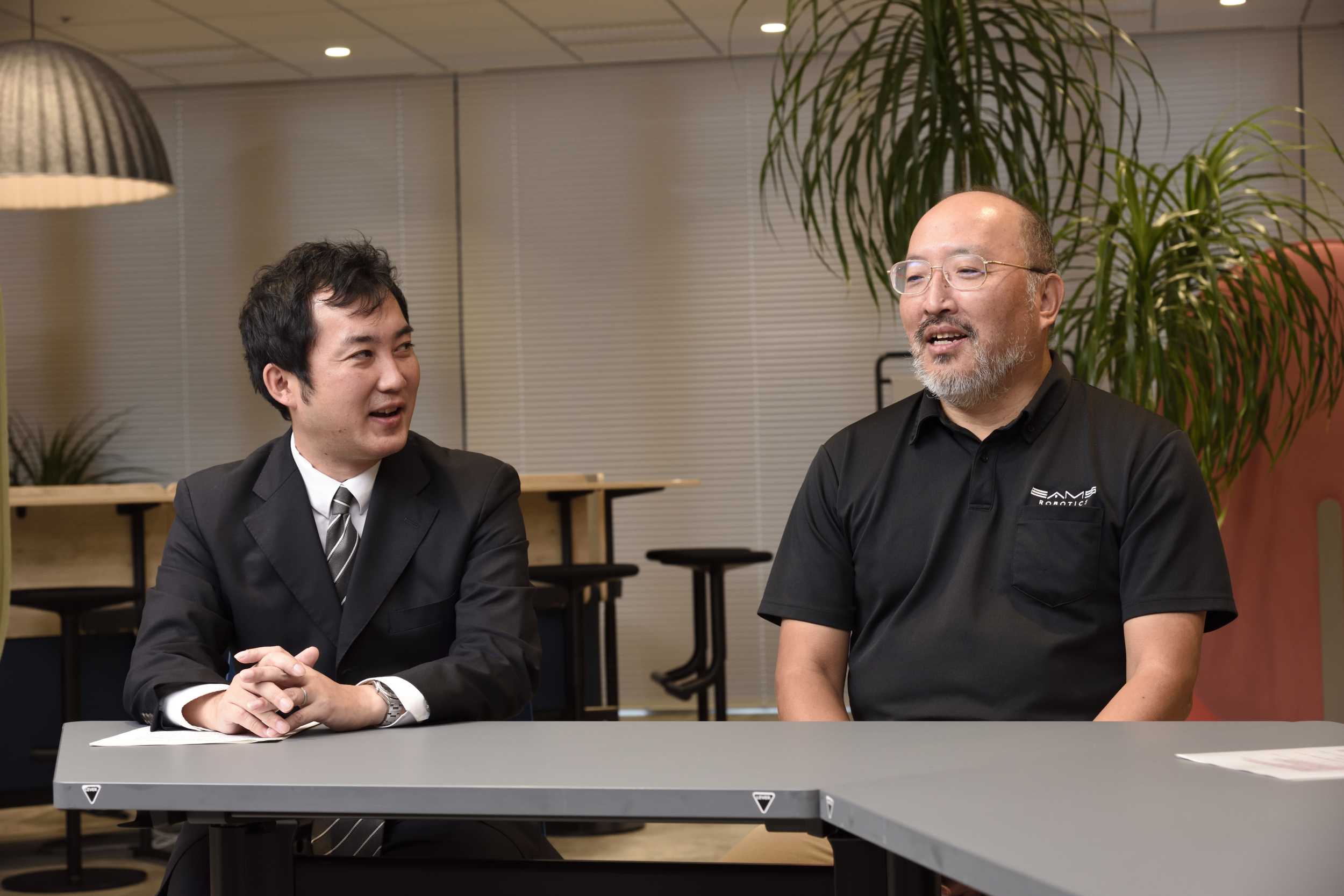 From left to right, Mr. Okada and Mr. Sodani