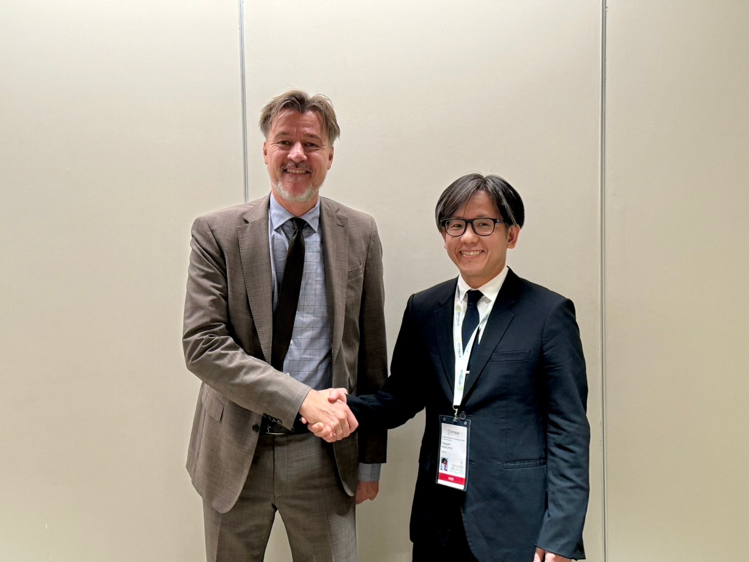 Meeting with Secretary Deputy Manager Ulrik Knutsen