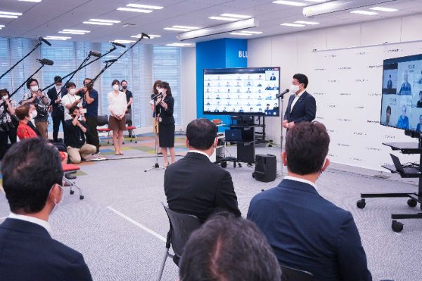 A greeting by HIRAI Takuya Minister for Digital Transformation.