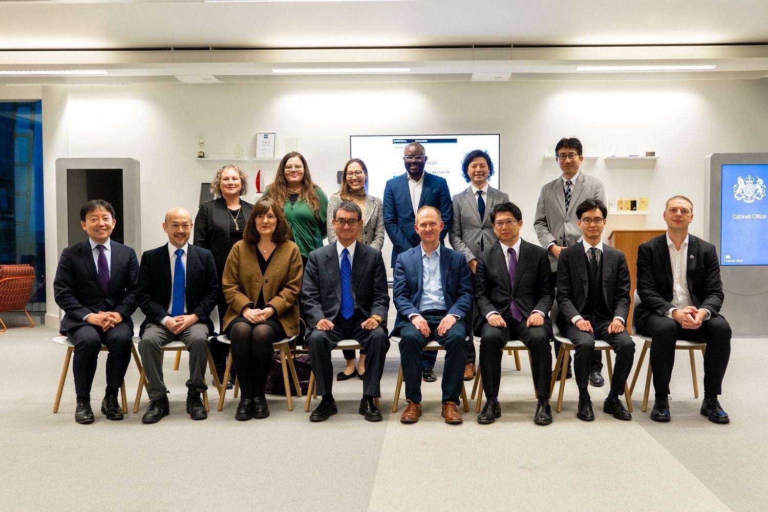 Group photo with the team of Government Digital Service